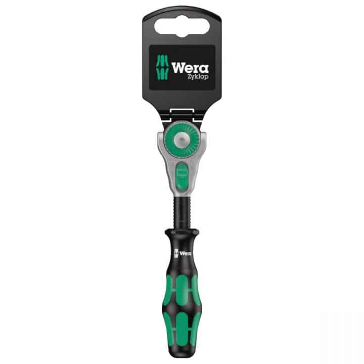 Adaptateur Wera Zyklop 1/4” Vers 3/8” - Mandrin Rapide - Pour Embouts Hexagonaux - Acier Chrome Vanadium