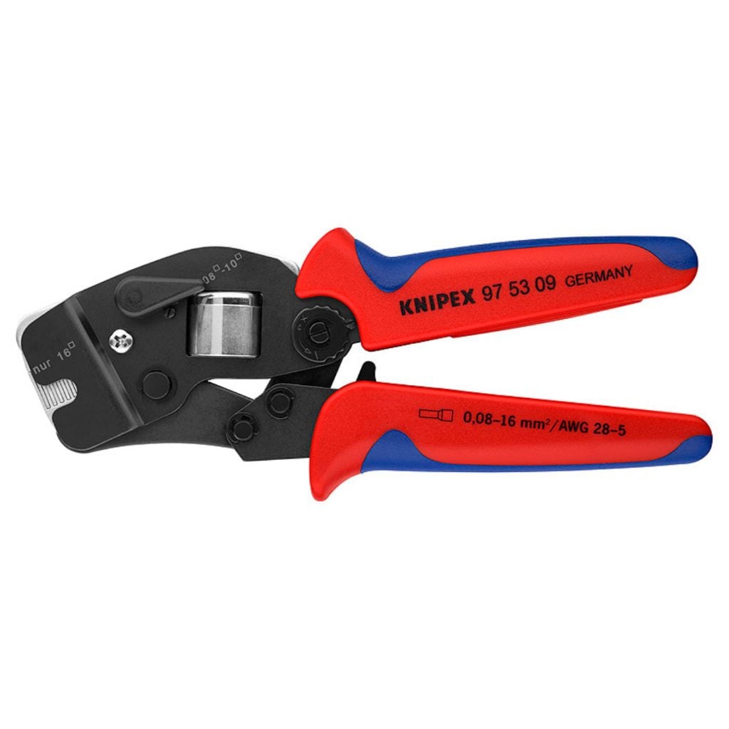 クニペックス (KNIPEX) ペンチ KNIPEX 9778-180TBK 絶縁圧着ペンチ