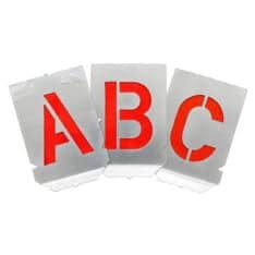 Sjablonger med bokstaver