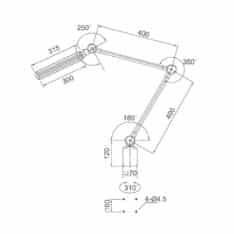 WRKPRO "Nord" arbeidslampe med dimmer