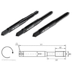 Gjengetapp M HSSE-VAP rustfritt