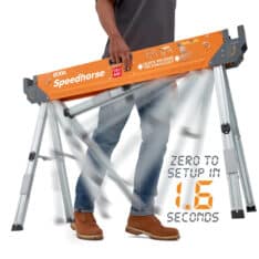 BORA Speedhorse XT sammenleggbar arbeidsbukk for enkel transport og lagring