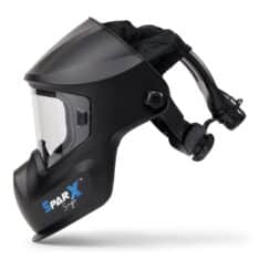 SHINE SparX Single hjelm med tilkobling for PAPR friskluftsystem