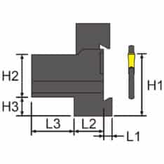 EBU stikkstålholder for EIH system.