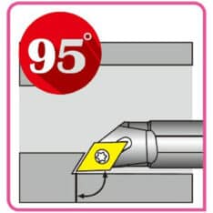 stålholder for innvendig dreiing (borstang)